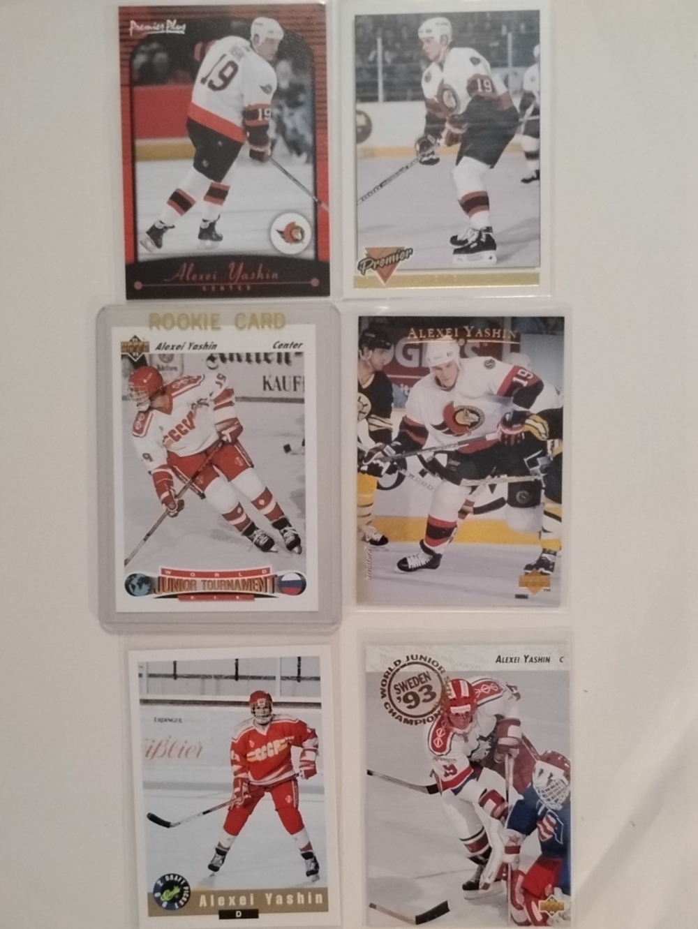 Alexei Yashin Rookie Card / Hockey Trading Card Set